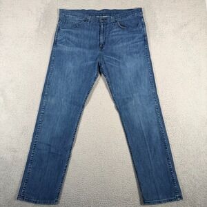 Levis Jeans Mens 36x29 508 Regular Tapered Fit Denim Stretch Casual Blue